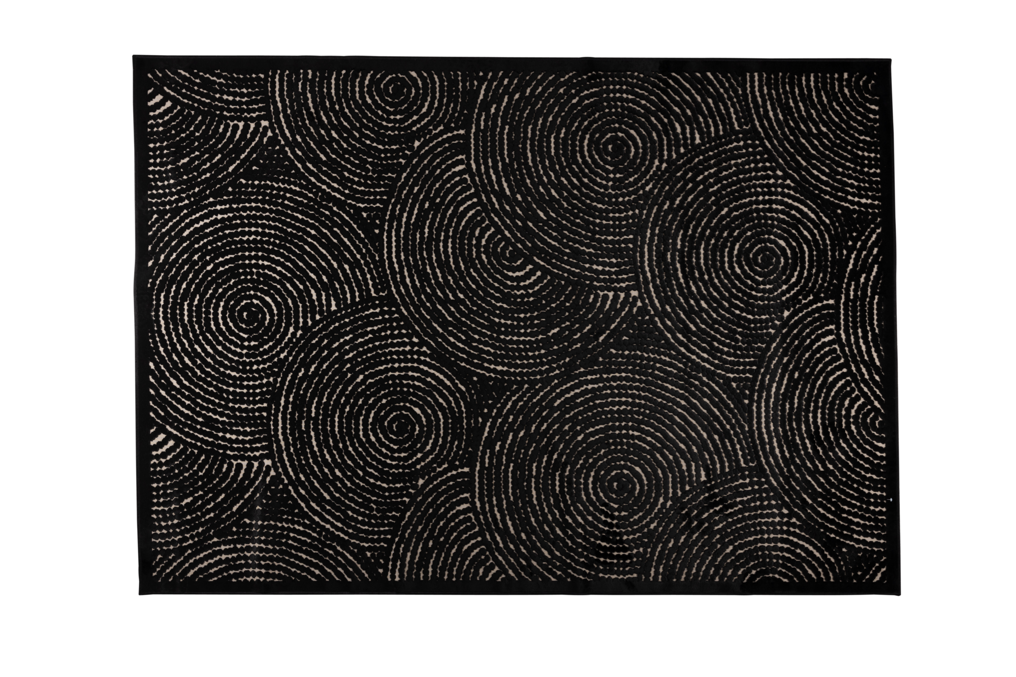 vloerkleed Dots Dots Vloerkleed 200x300 zwart