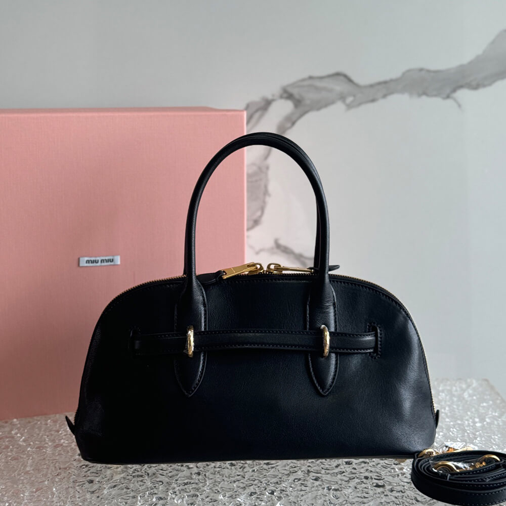 MIUMIU Aventure nappa leather top-handle bag(HIGH-END GRADE) - Top Club