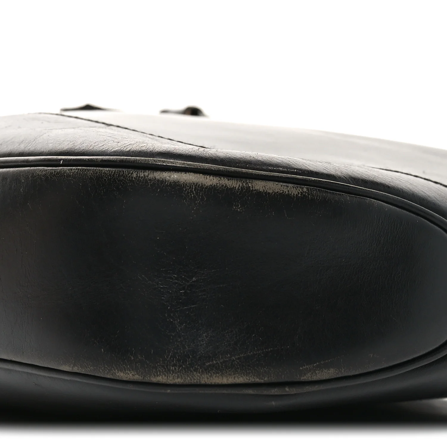 Calfskin Jackie O Hobo Black - Top Club