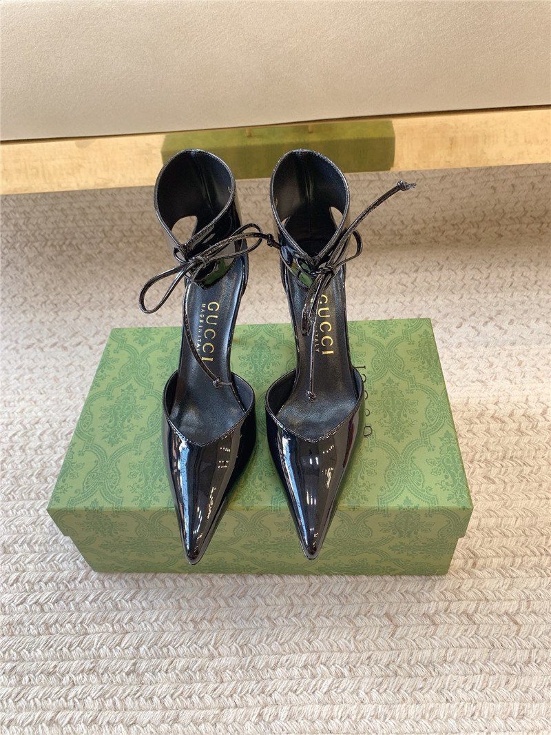 gucci new mid-heeled patent leather pumps - Sneaker Replica Workshop