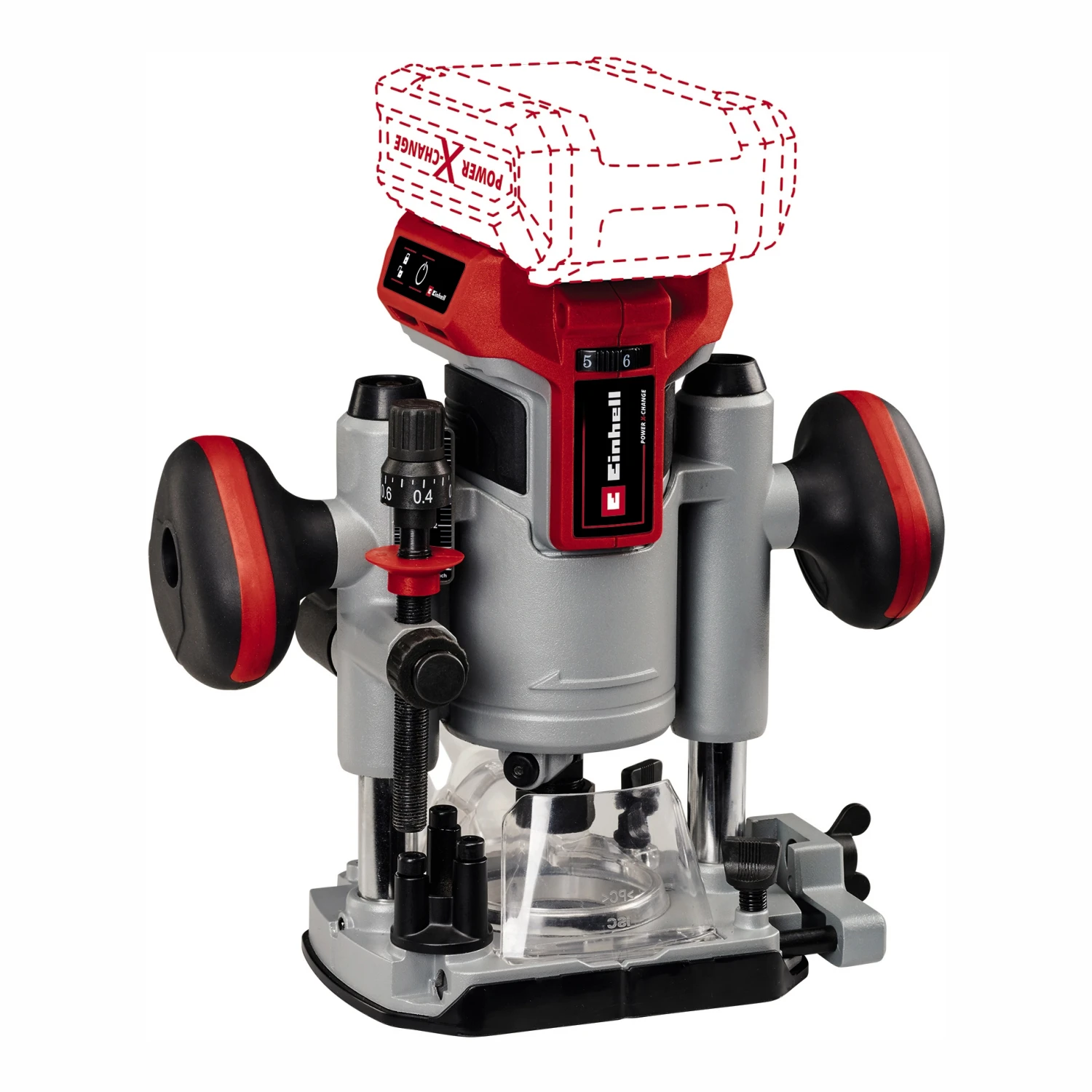 Einhell Fresatrice verticale a batteria Einhell Professional TP-RO 18 Li BL - Solo