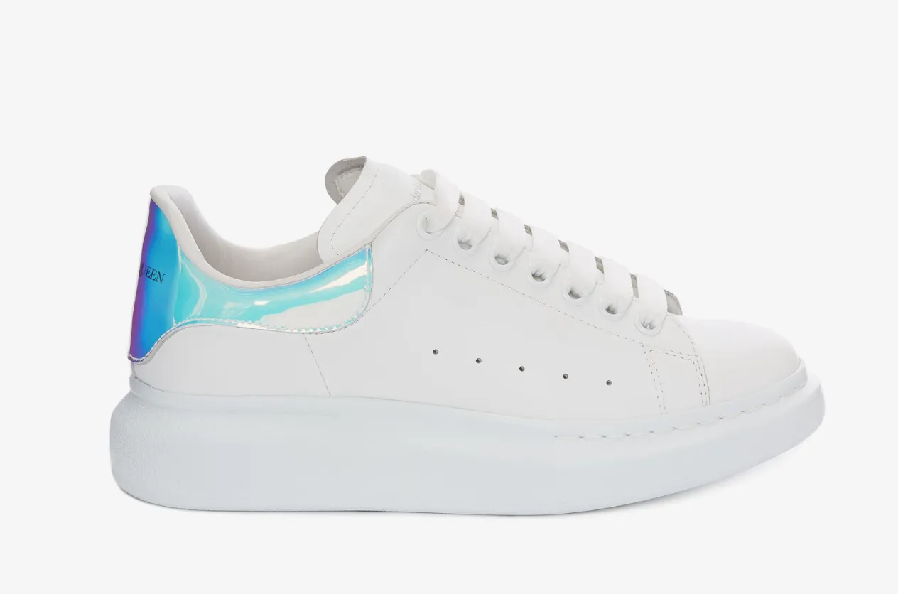 Alexander Mcqueen Men's Oversized Sneaker in White/shock Pink - Sneaker Replica Workshop