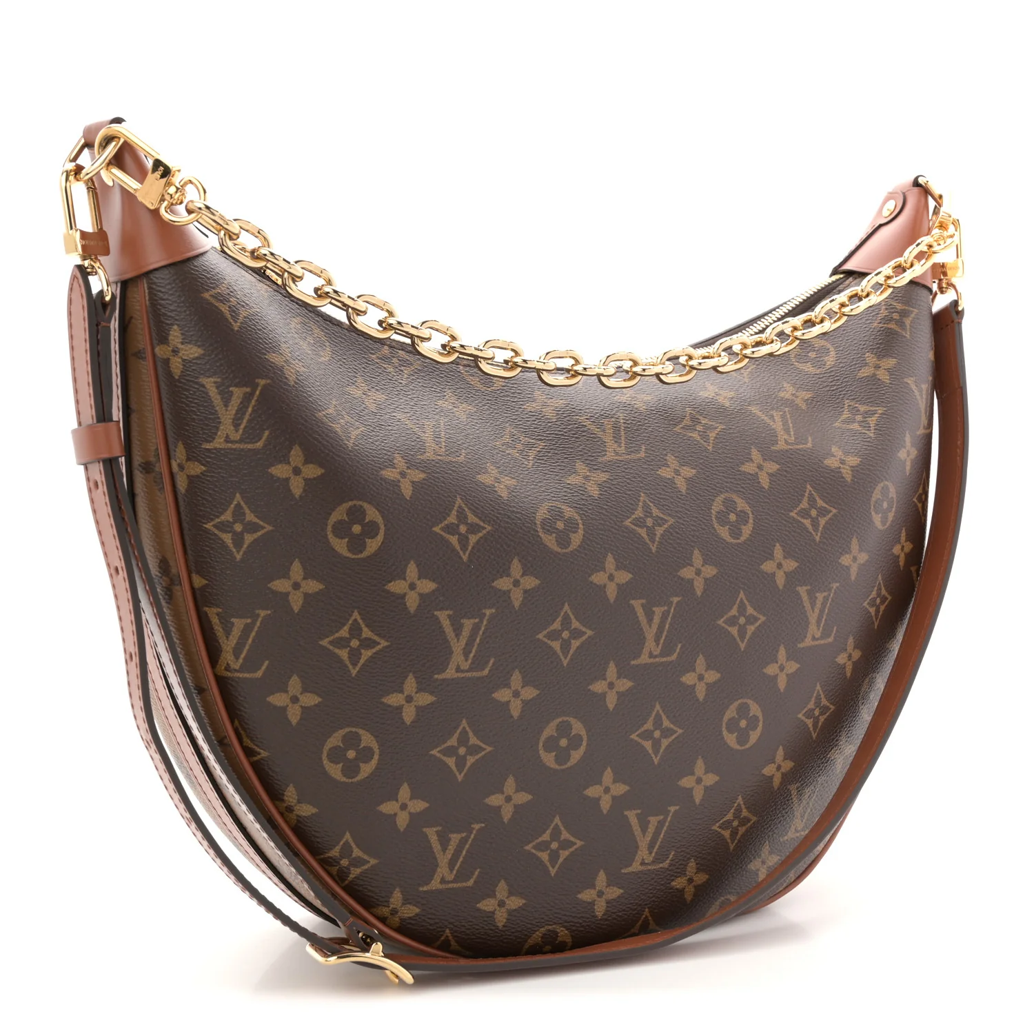 Reverse Monogram Loop Hobo - Top Club