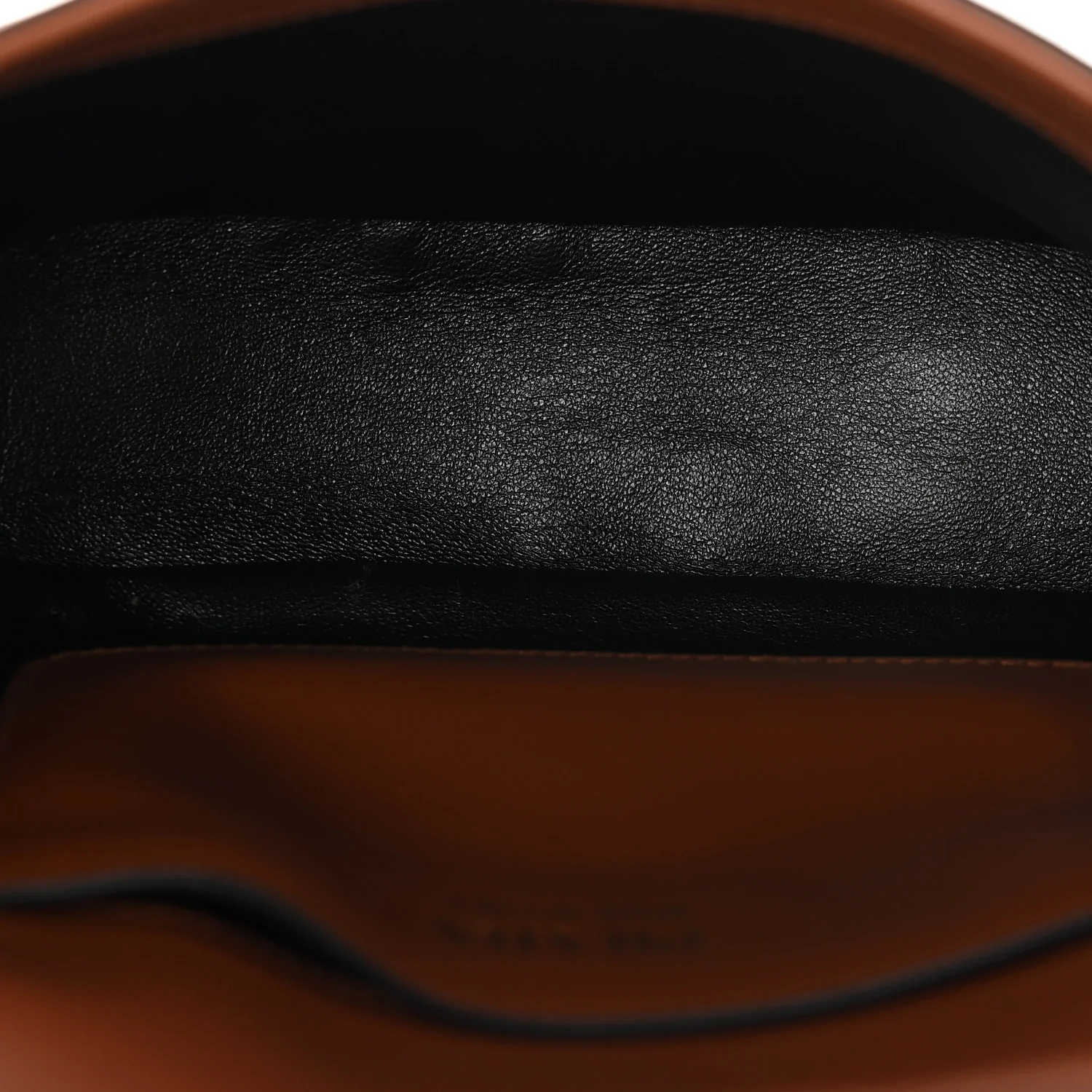Soft Calfskin Traingle Arque Flap Shoulder Bag Cognac - Top Club