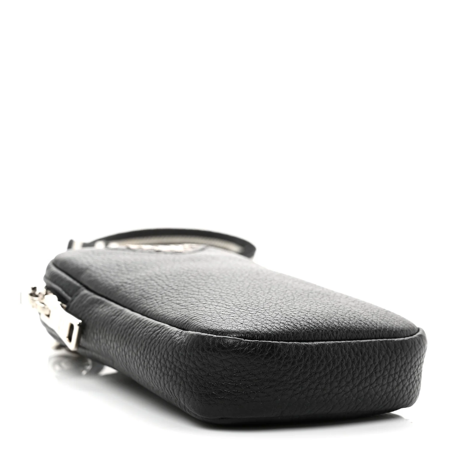 Vitello Daino Soft Mini Crossbody Bag Black - Top Club