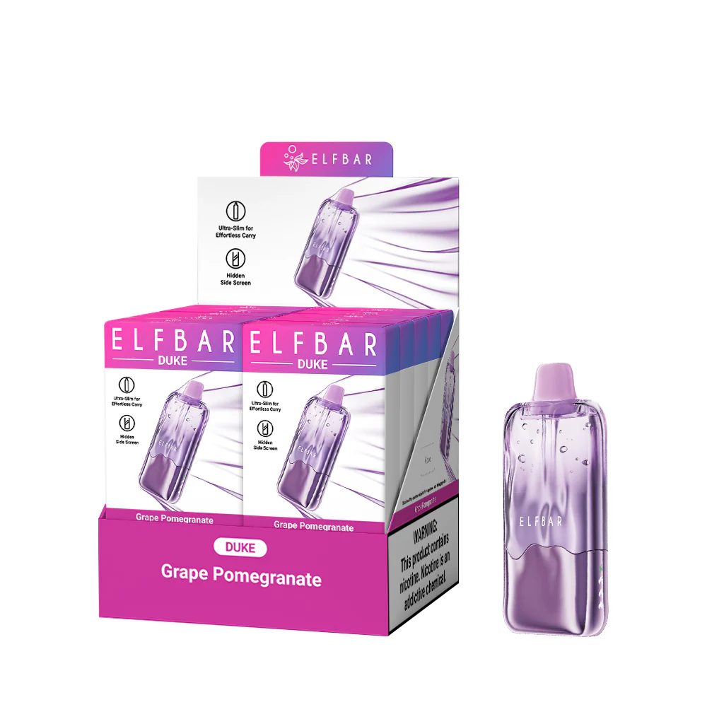 ELFBAR DUKE Rechargeable Disposable Vape (All Flavours)