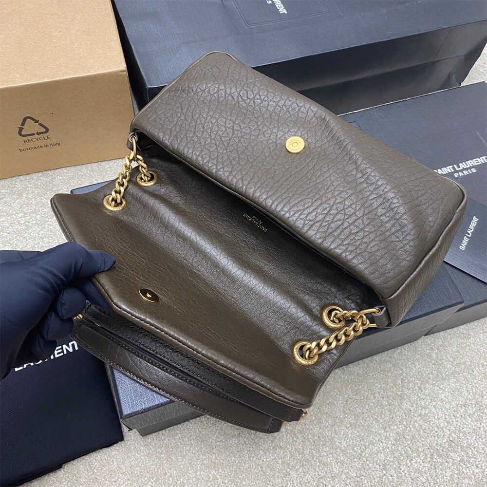 YSL calypso medium in grained lambskin - Top Club