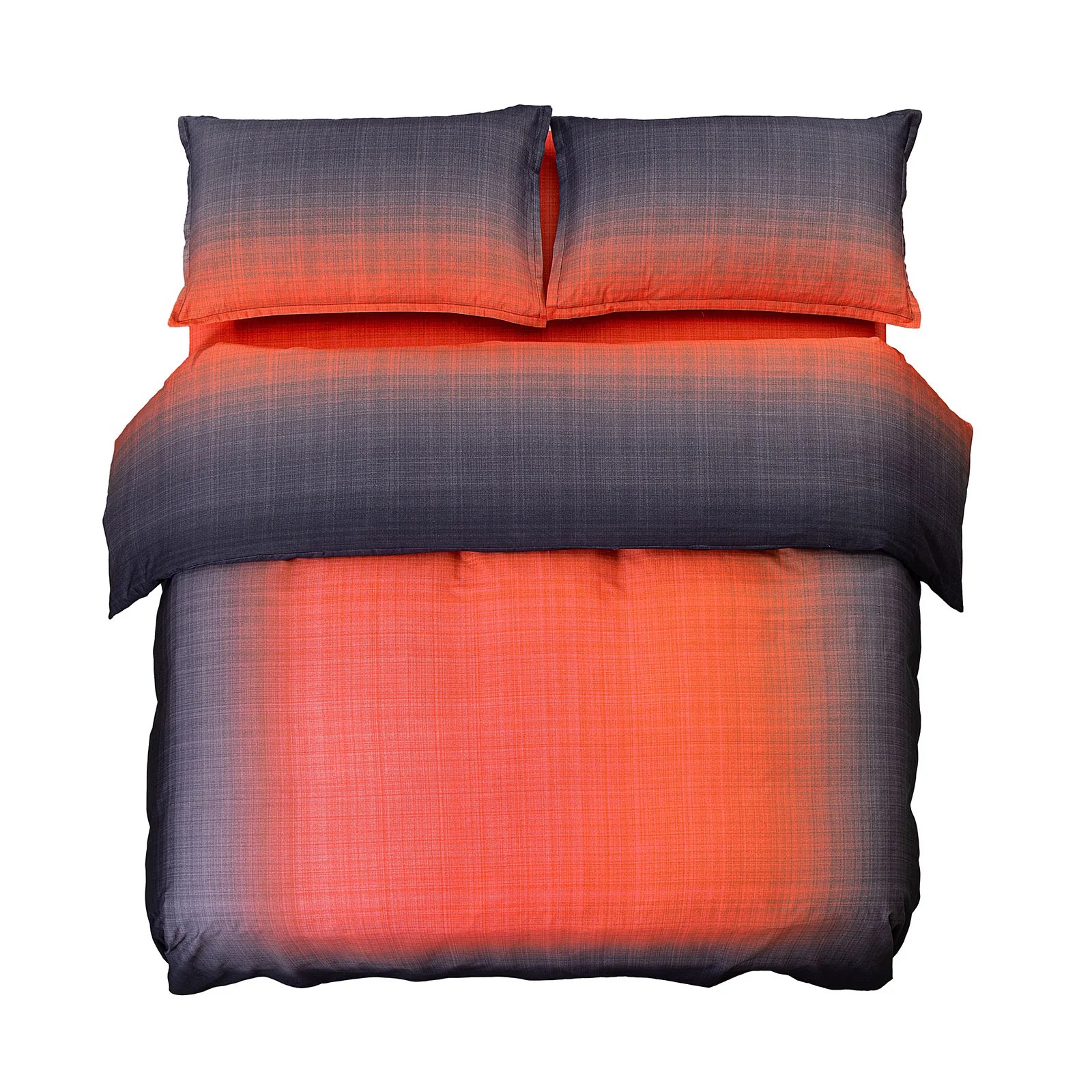 Copripiumino Con Federe In Raso Di Cotone Iridescent Matrimoniale Dark Diesel