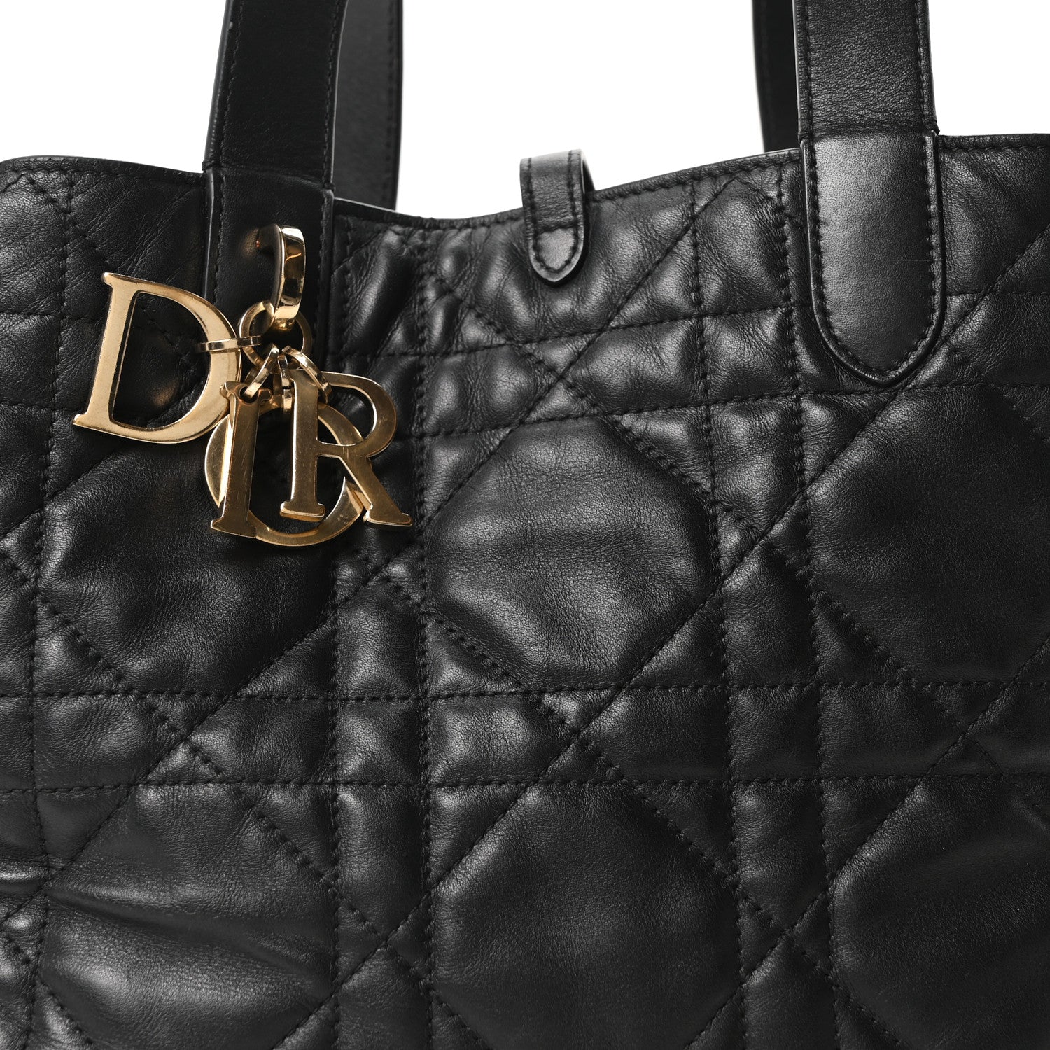 Calfskin Macrocannage Medium Toujours Black - Top Club