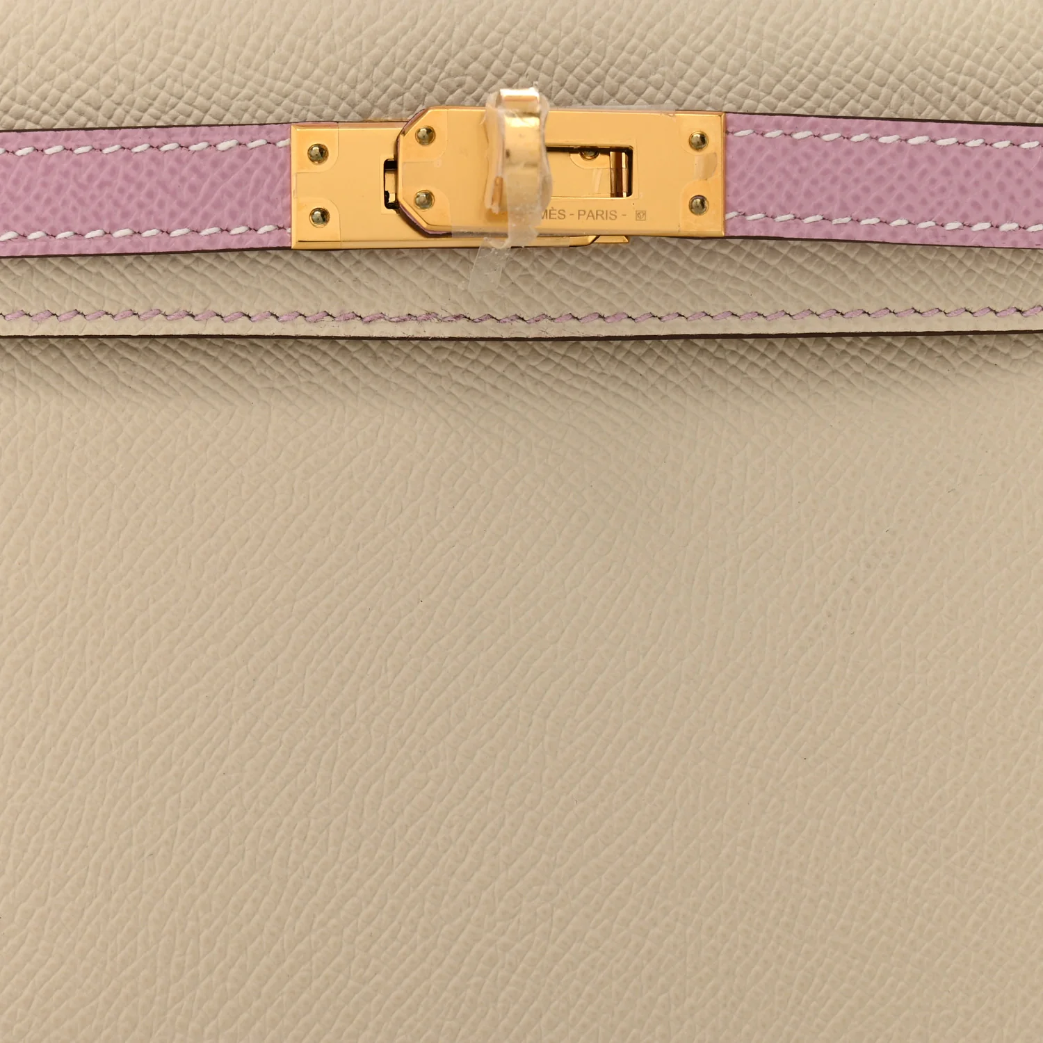 Epsom Horseshoe Mini Kelly Sellier 20 Craie Mauve Sylvestre - Top Club