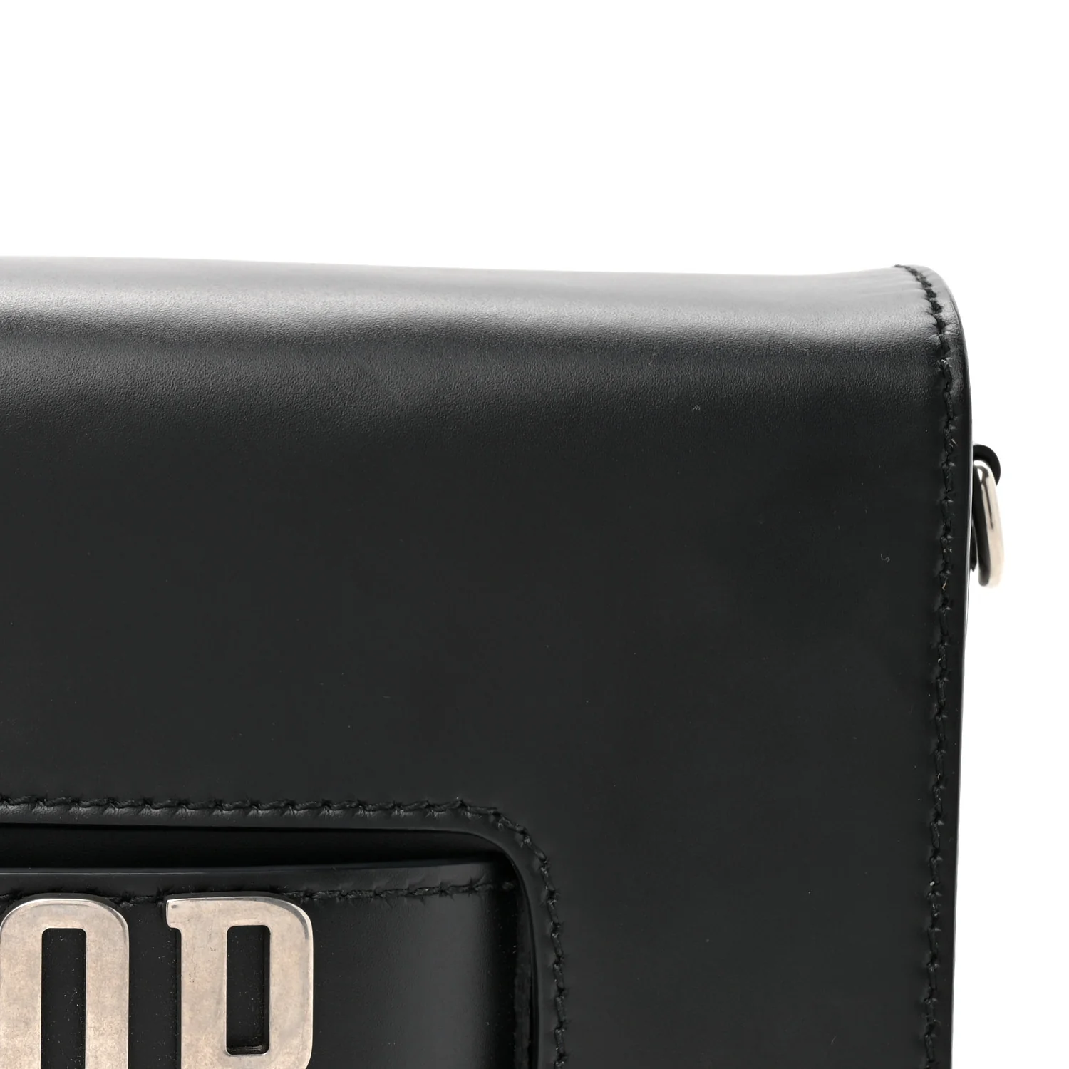 Smooth Calfskin Dio(r)evolution Flap Bag Black - Top Club