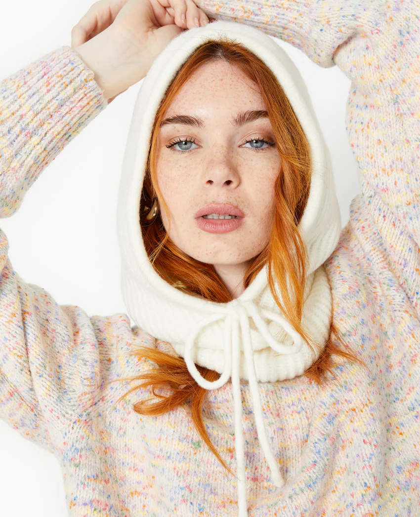 Pimkie Cagoule en maille côtelée