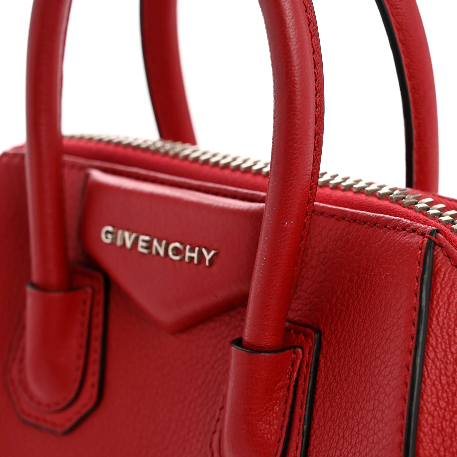 Sugar Goatskin Mini Antigona Red - Top Club