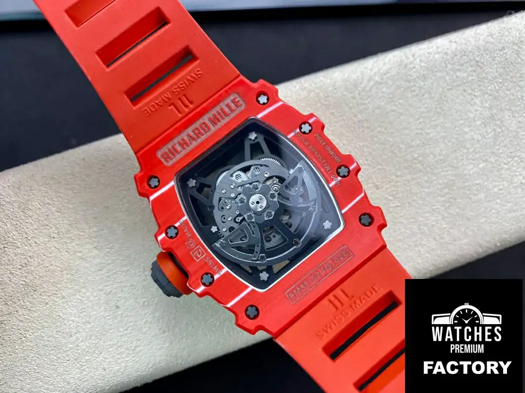 Richard Mille RM035-02 RM Factory Red Rubber Strap