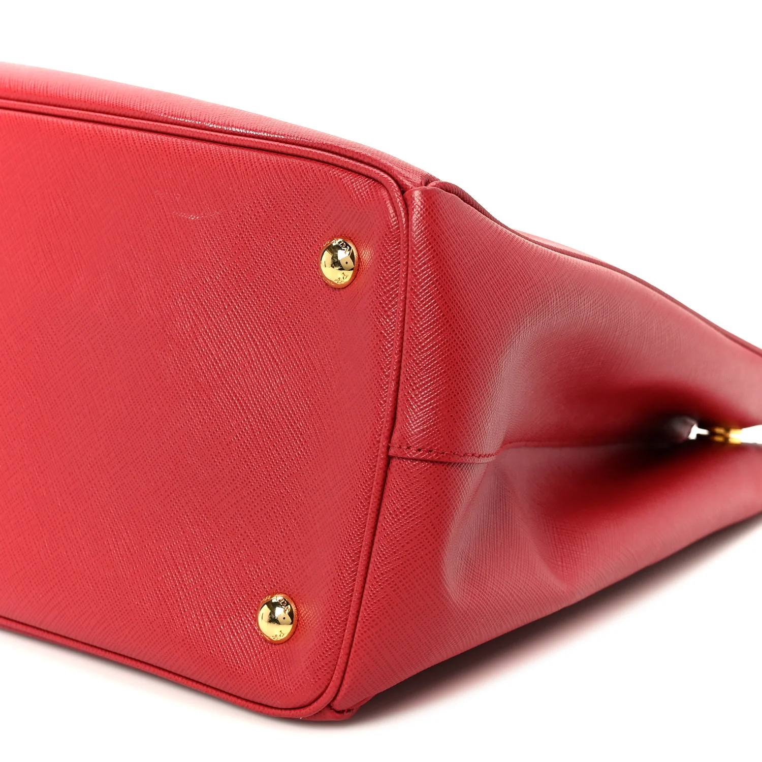 Saffiano Lux Large Double Zip Tote Fuoco - Top Club