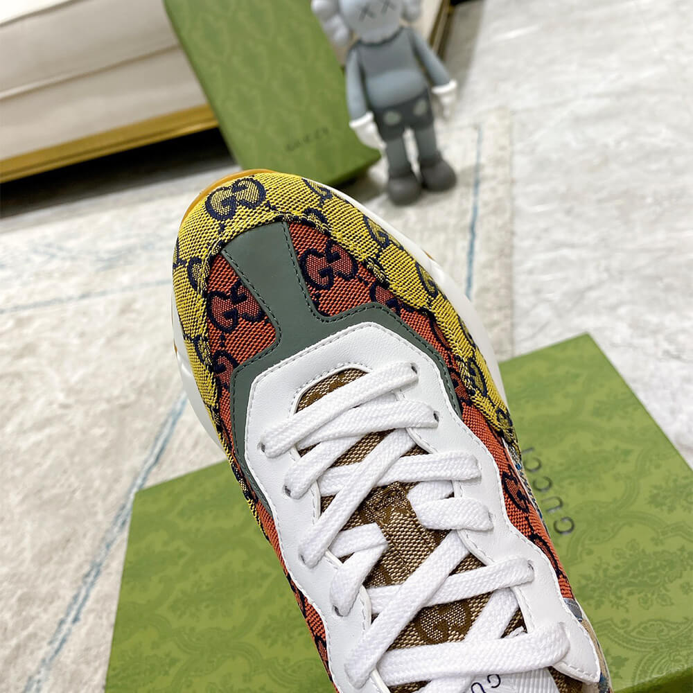 Gucci Multicolor GG Supreme Rhyton Sneaker - Top Club