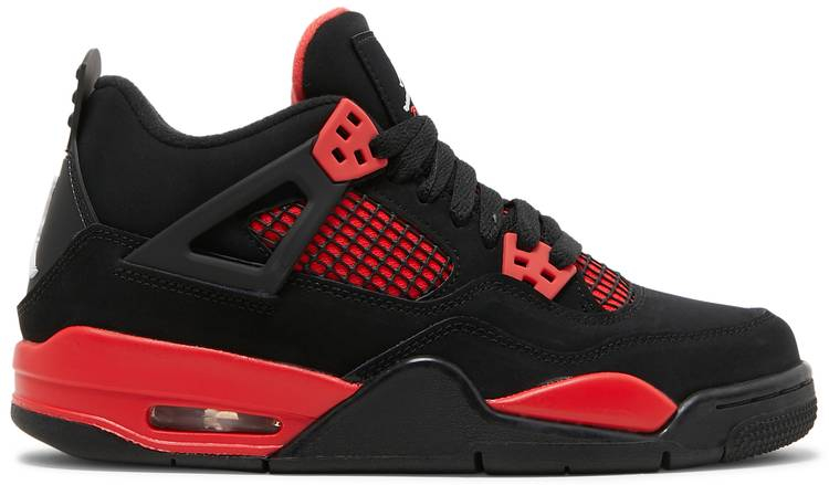 Air Jordan 4 Retro GS  Red Thunder  408452-016 Replicas - Sneaker Replica Workshop