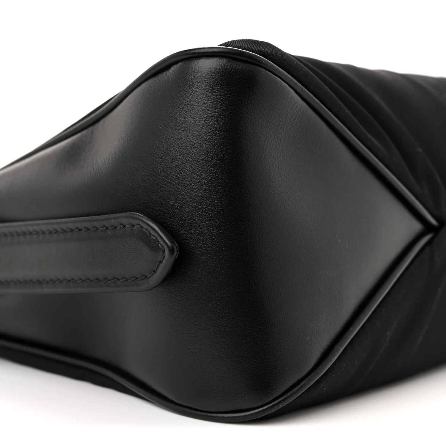 Re-Nylon Vitello Large Aimee Shoulder Bag Black - Top Club
