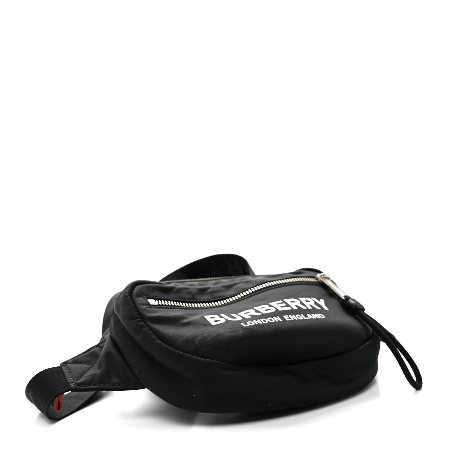 Econyl Logo Print Small Cannon Bum Bag Black - Top Club