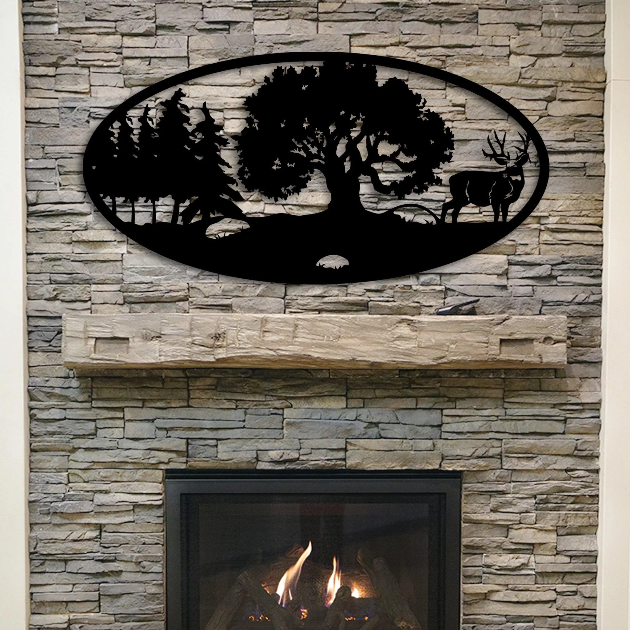Elk & Deer Outdoors Metal Wall Art - Alvarez Pro Painting LLC