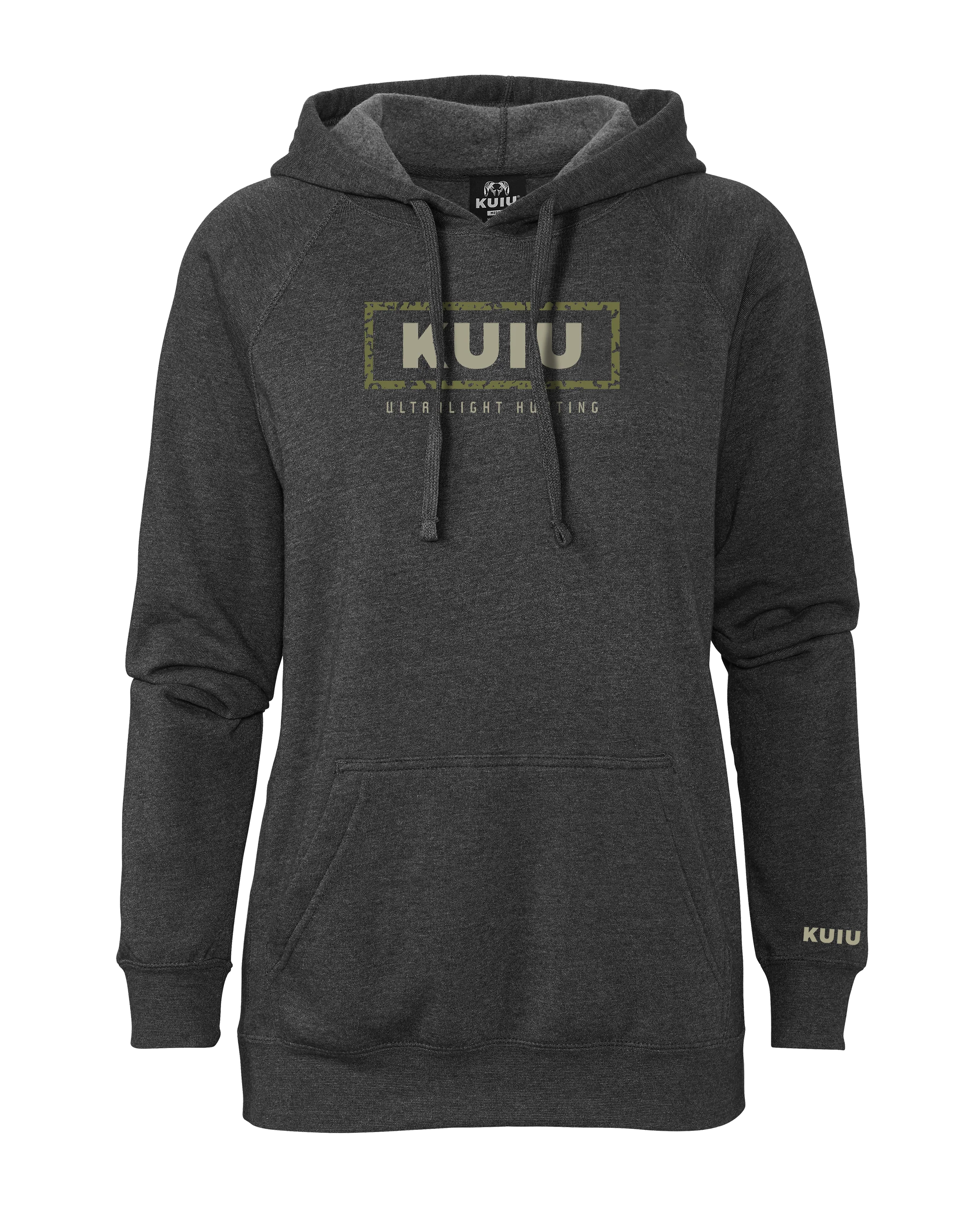 Women's Box Logo Hoodie | Charcoal