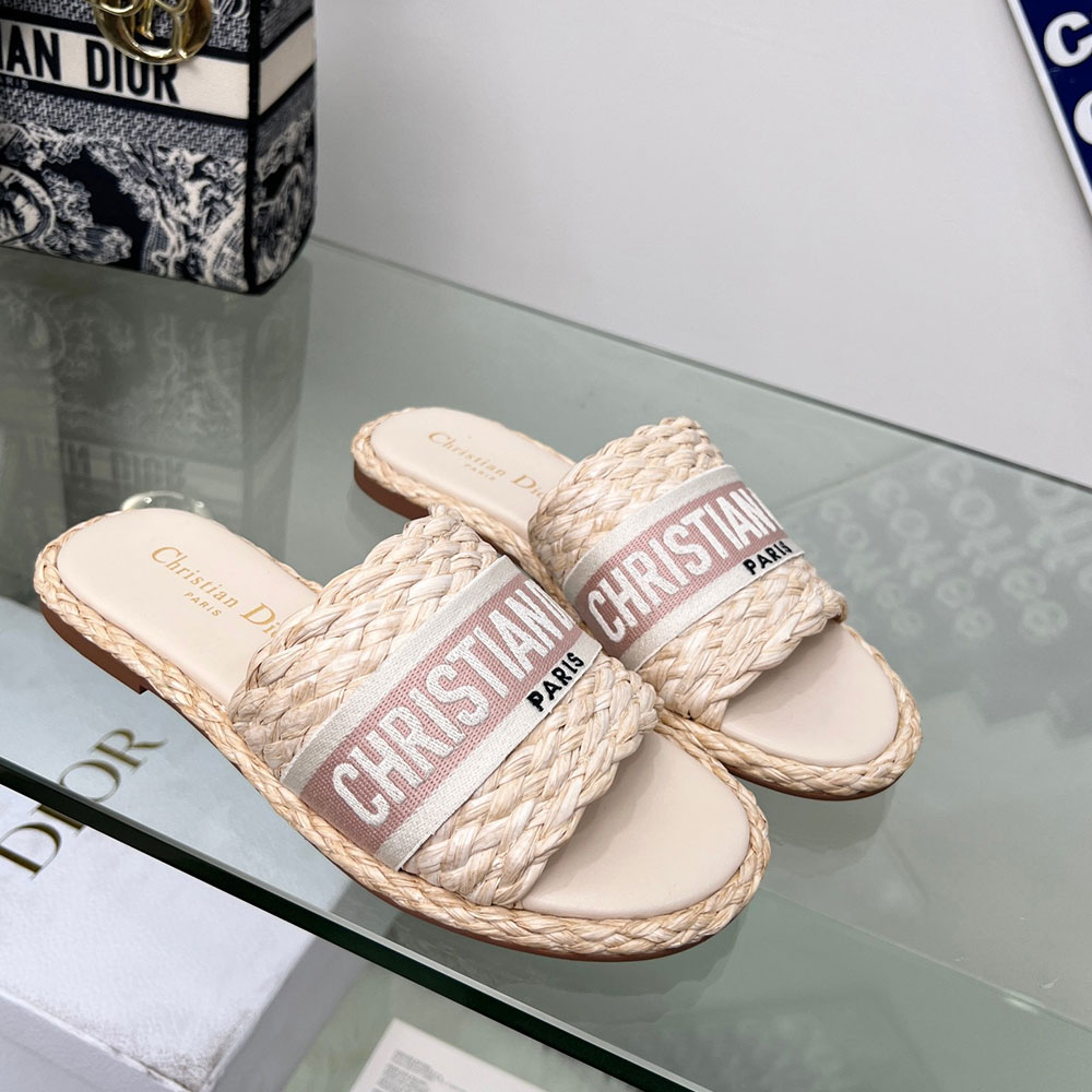 Dior  knit Word Comfortable Fashion Flip-flops  Slide Sandal (Replica) - Sneaker Replica Workshop