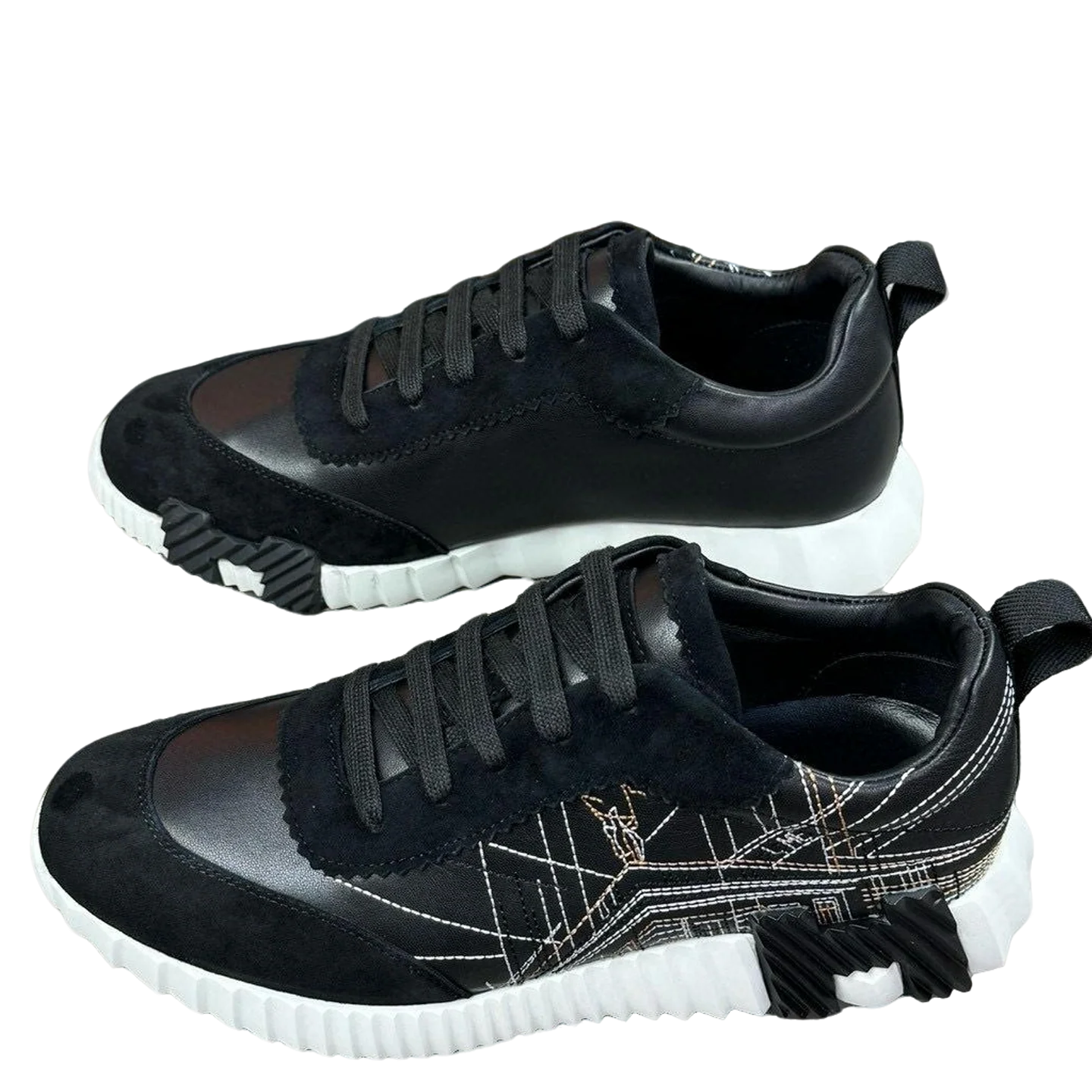 Hermes Men's Sneakers Luxury Leather Fashion Sneakers - Sneaker Replica Workshop