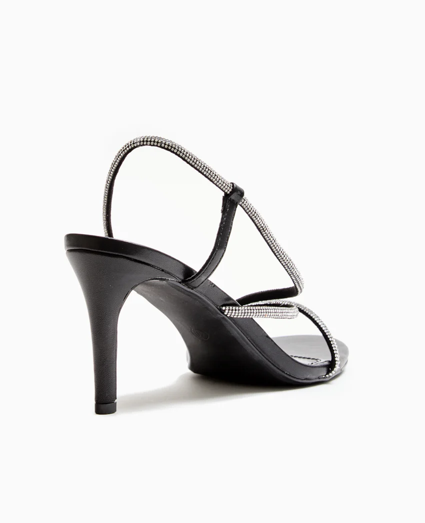 Pimkie Sandales à talon avec brides strass