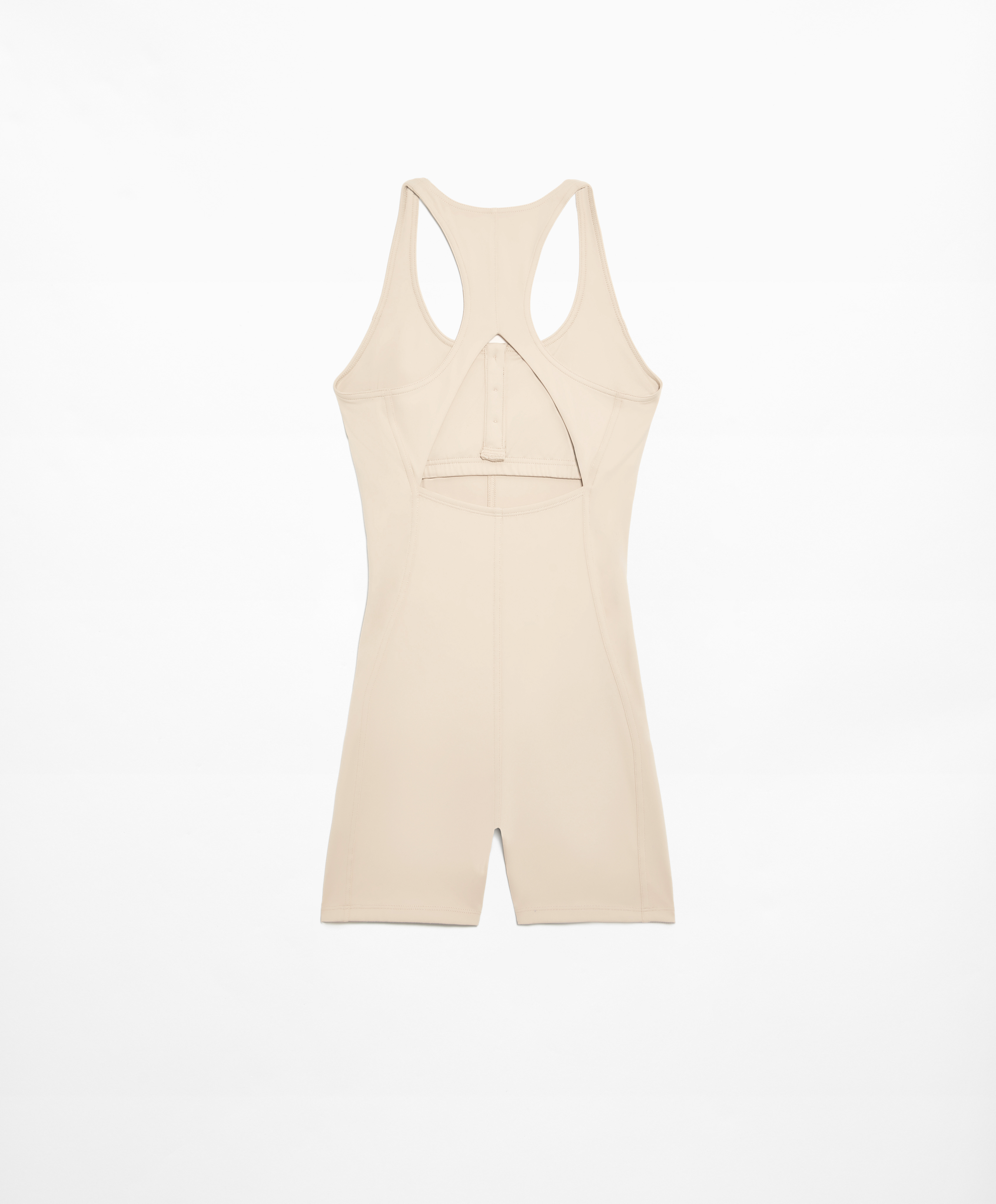 OYSHO Comfortlux open back short jumpsuit