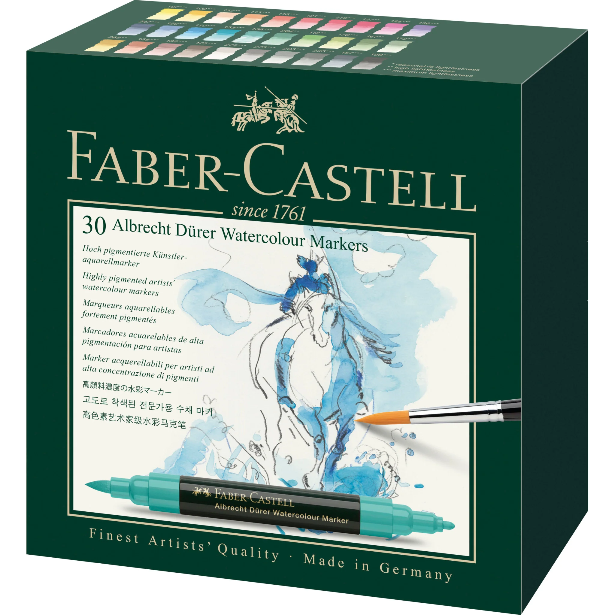 Watercolor Markers, Wallet of 30