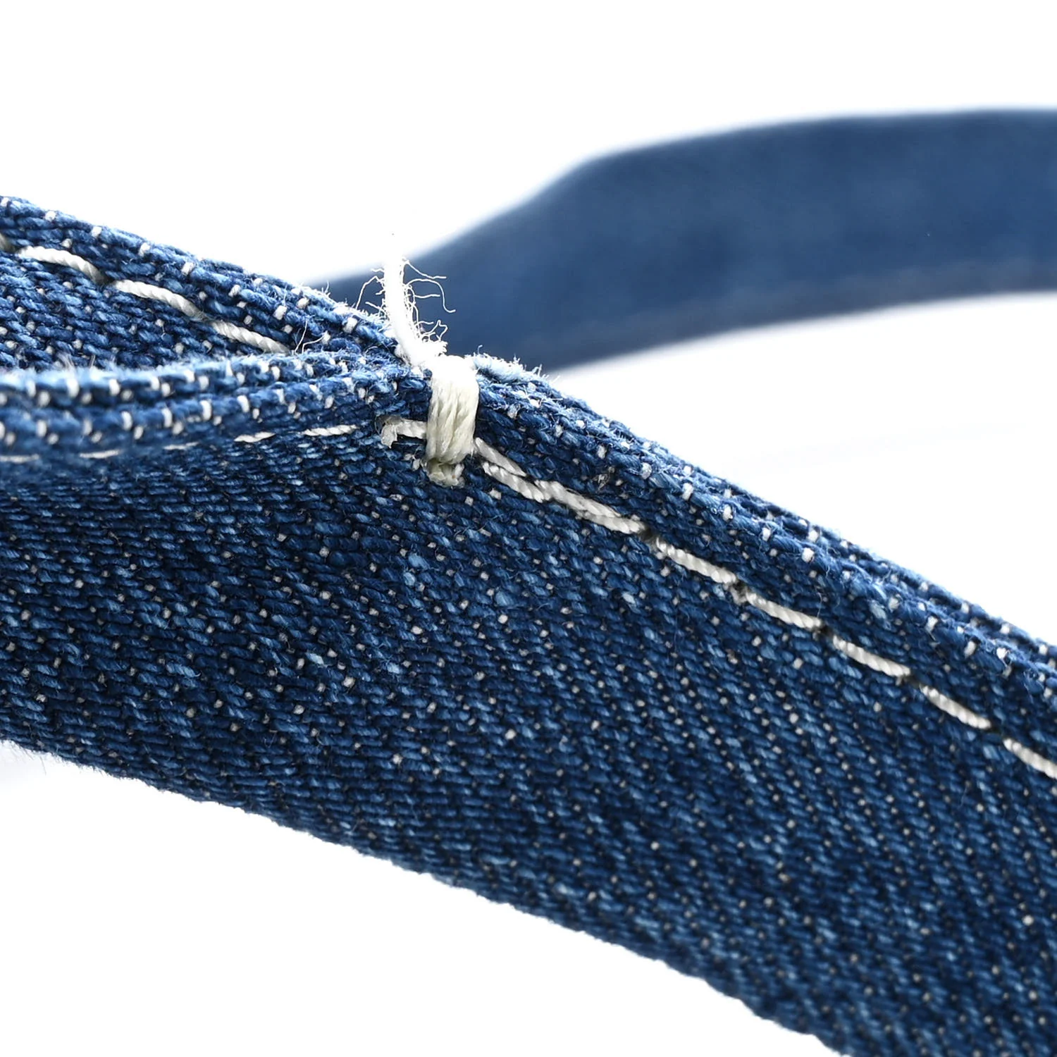 Denim Canvas Large The Tote Bag Blue - Top Club
