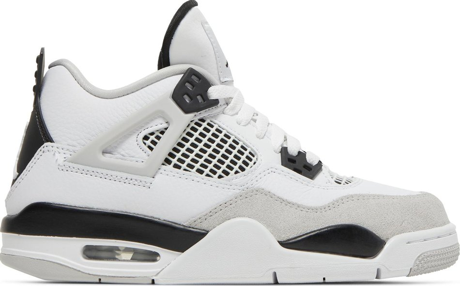 Air Jordan 4 Retro GS  Military Black  408452-111 Replicas - Sneaker Replica Workshop
