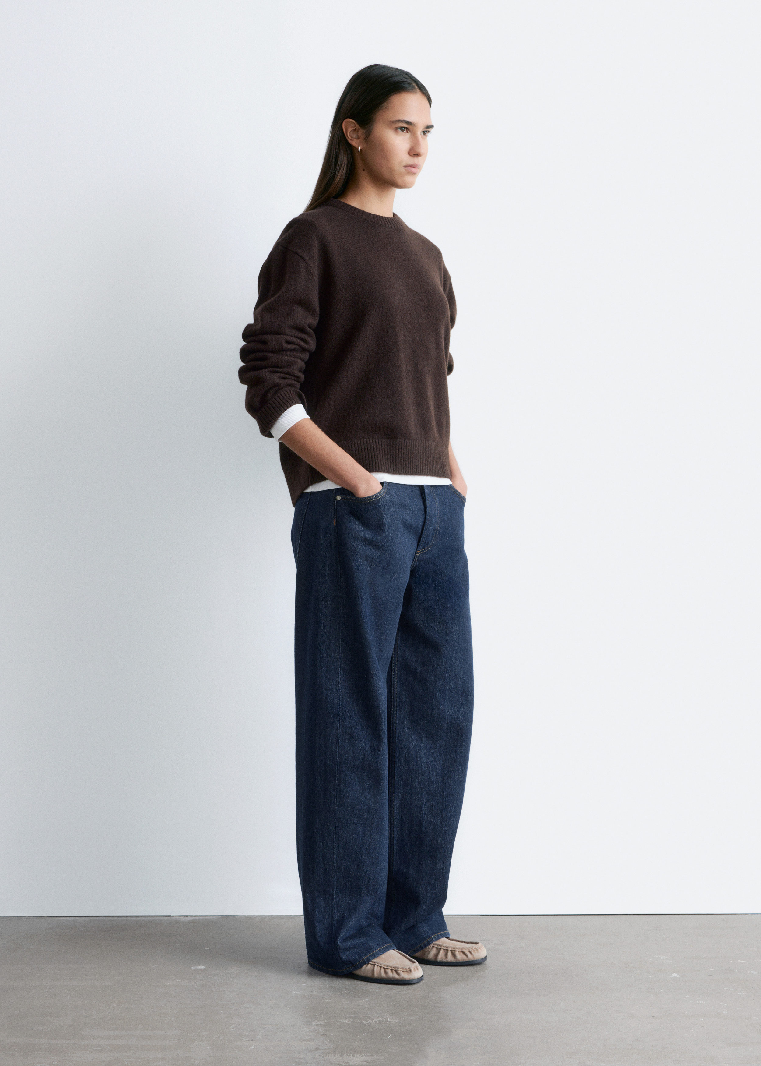 & Other Stories BOXY KNIT JUMPER