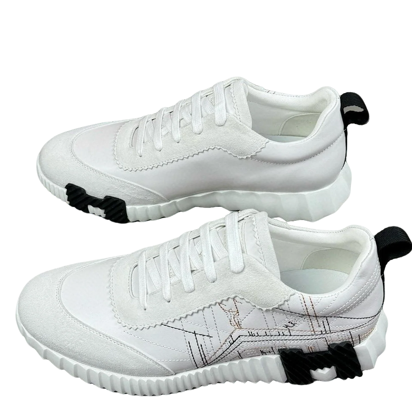 Hermes Men's Sneakers Luxury Leather Fashion Sneakers - Sneaker Replica Workshop