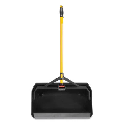 Heavy-Duty YELLOW Stand Up Debris Pan - Victorias Cleaning and Janitor