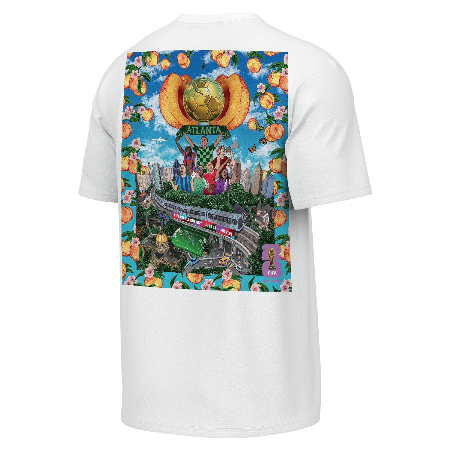 2026 World Cup Atlanta Poster White T-Shirt - Unisex
