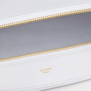 LARGE ROMY IN SUPPLE CALFSKIN ARCTIC WHIT - Top Club