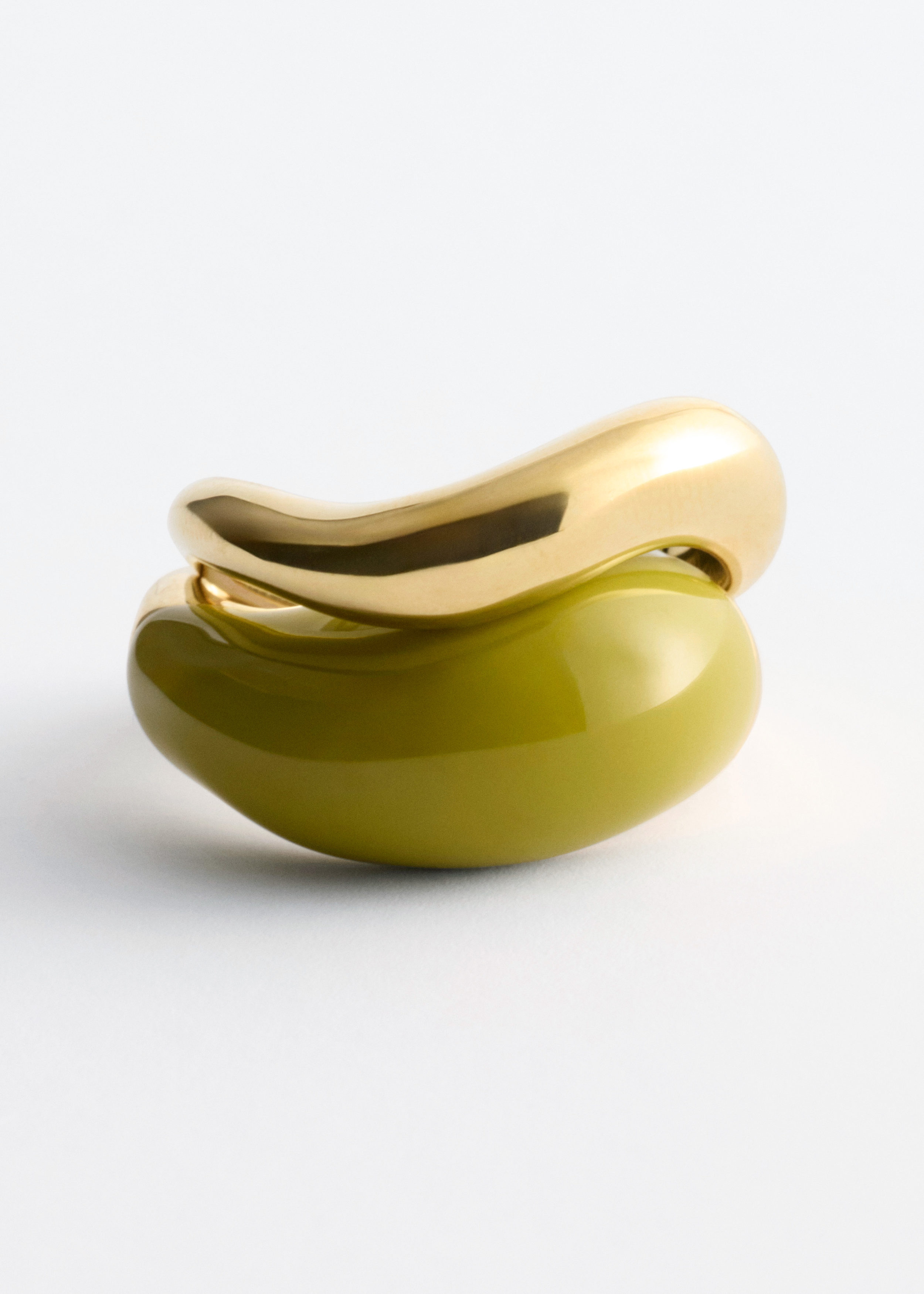 & Other Stories SCULPTURAL 2-PACK RING SET