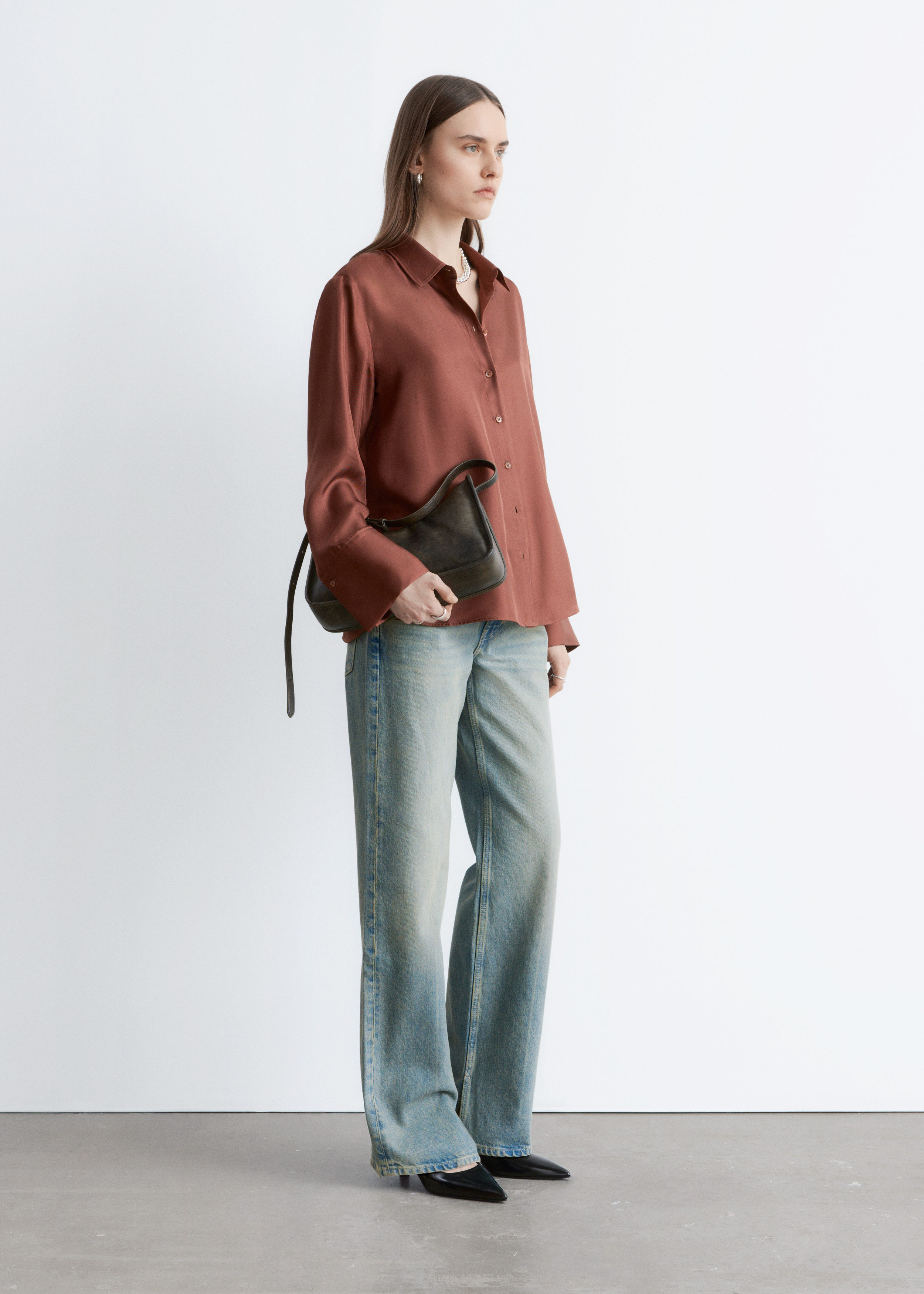 & Other Stories RELAXED SILK SHIRT