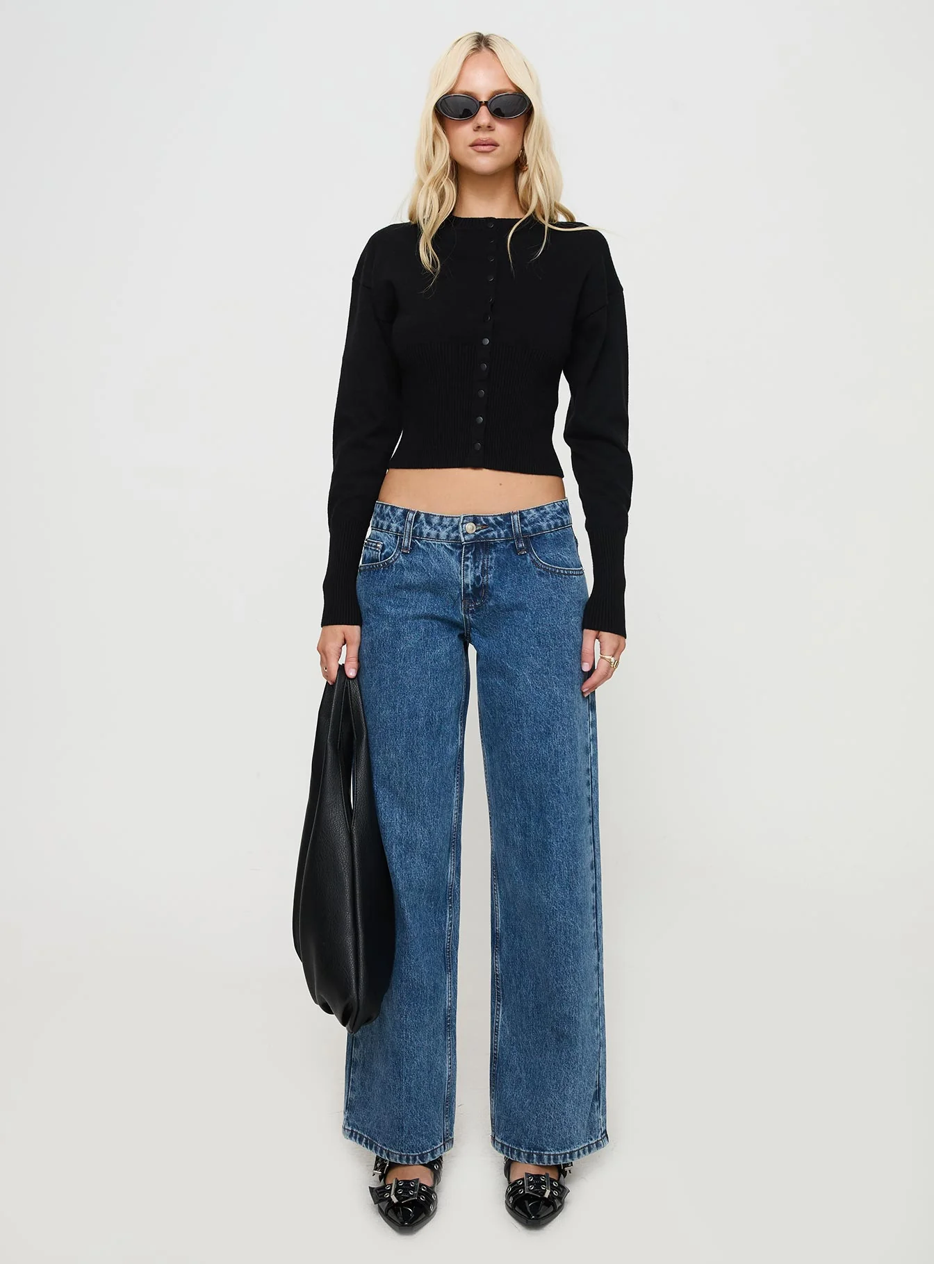 Head In The Clouds Cardigan Onyx