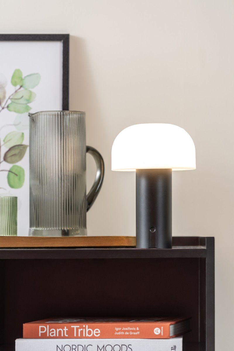 Table lamp Luca iron ochre yellow LED