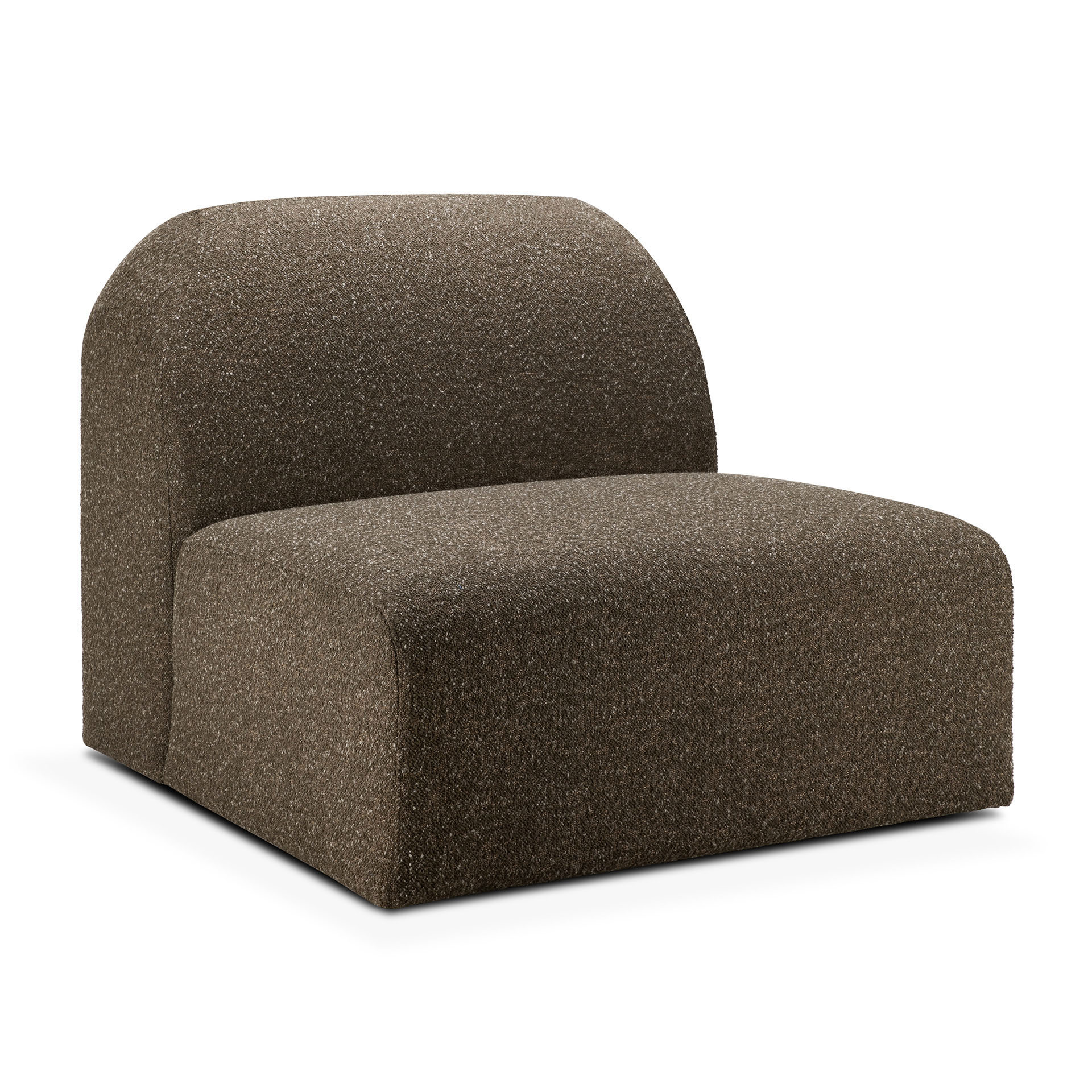 Modulaire bank Bulky 1 seat cedar