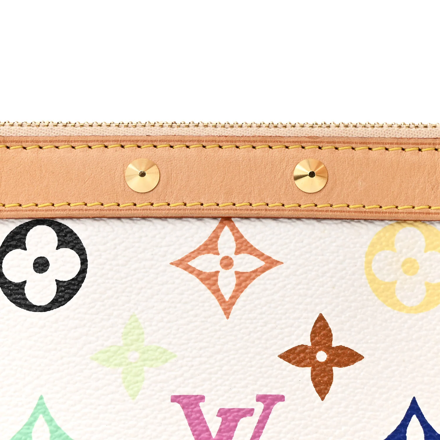 Monogram Multicolor Pochette Accessories White - Top Club