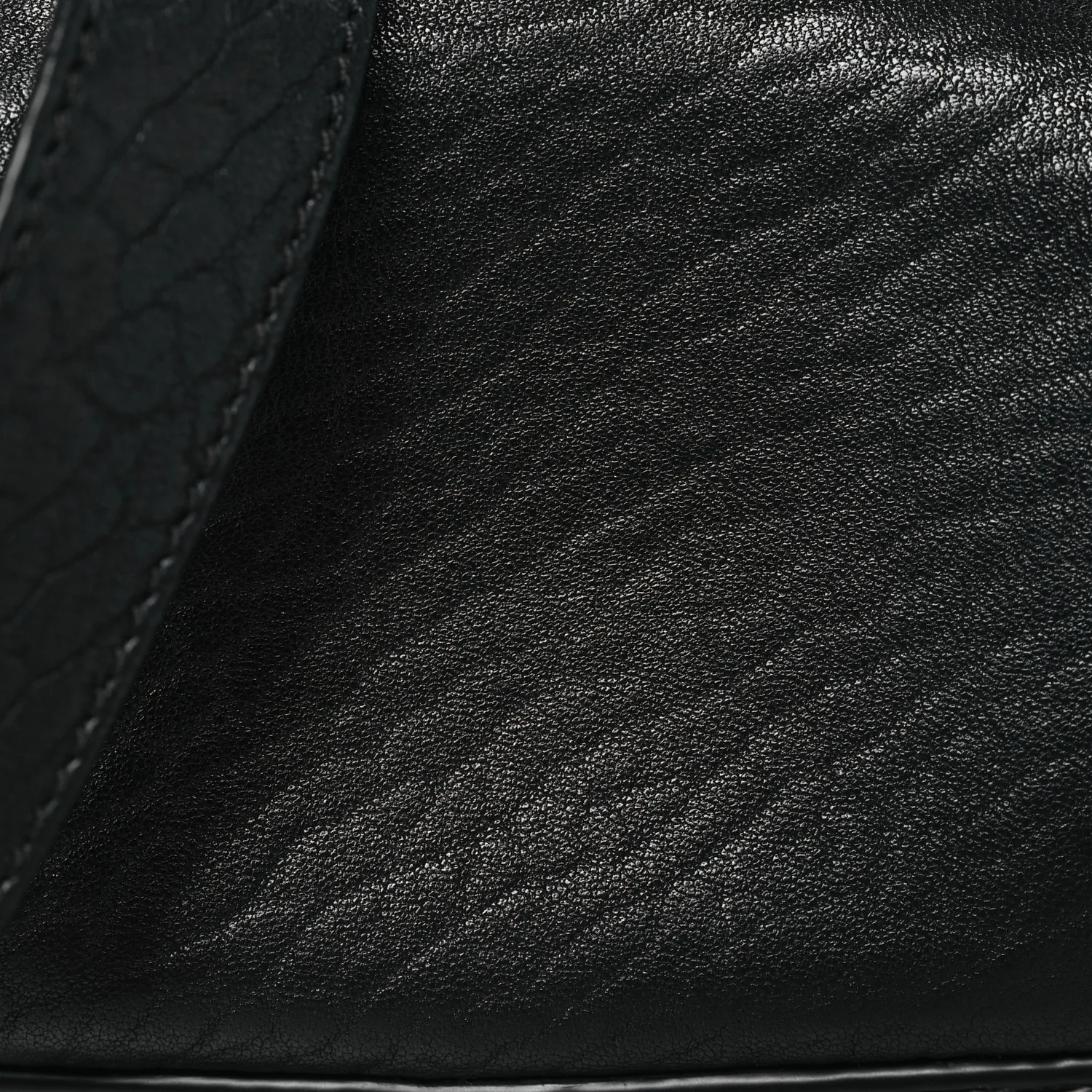Primal Lambskin Mini Ricco Shoulder Bag Black - Top Club