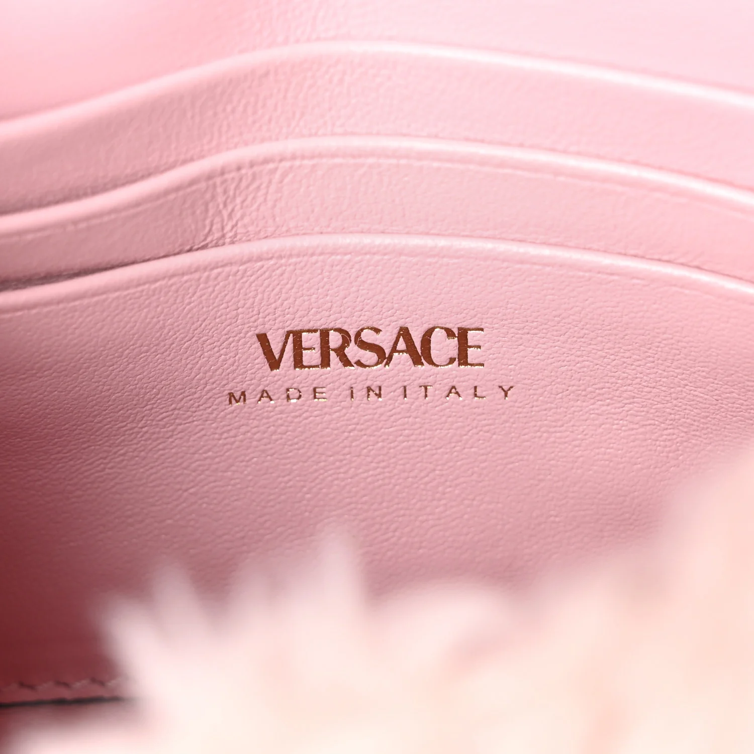 Faux Fur Quilted Virtus V Mini Chain Flap Shoulder Bag English Rose - Top Club