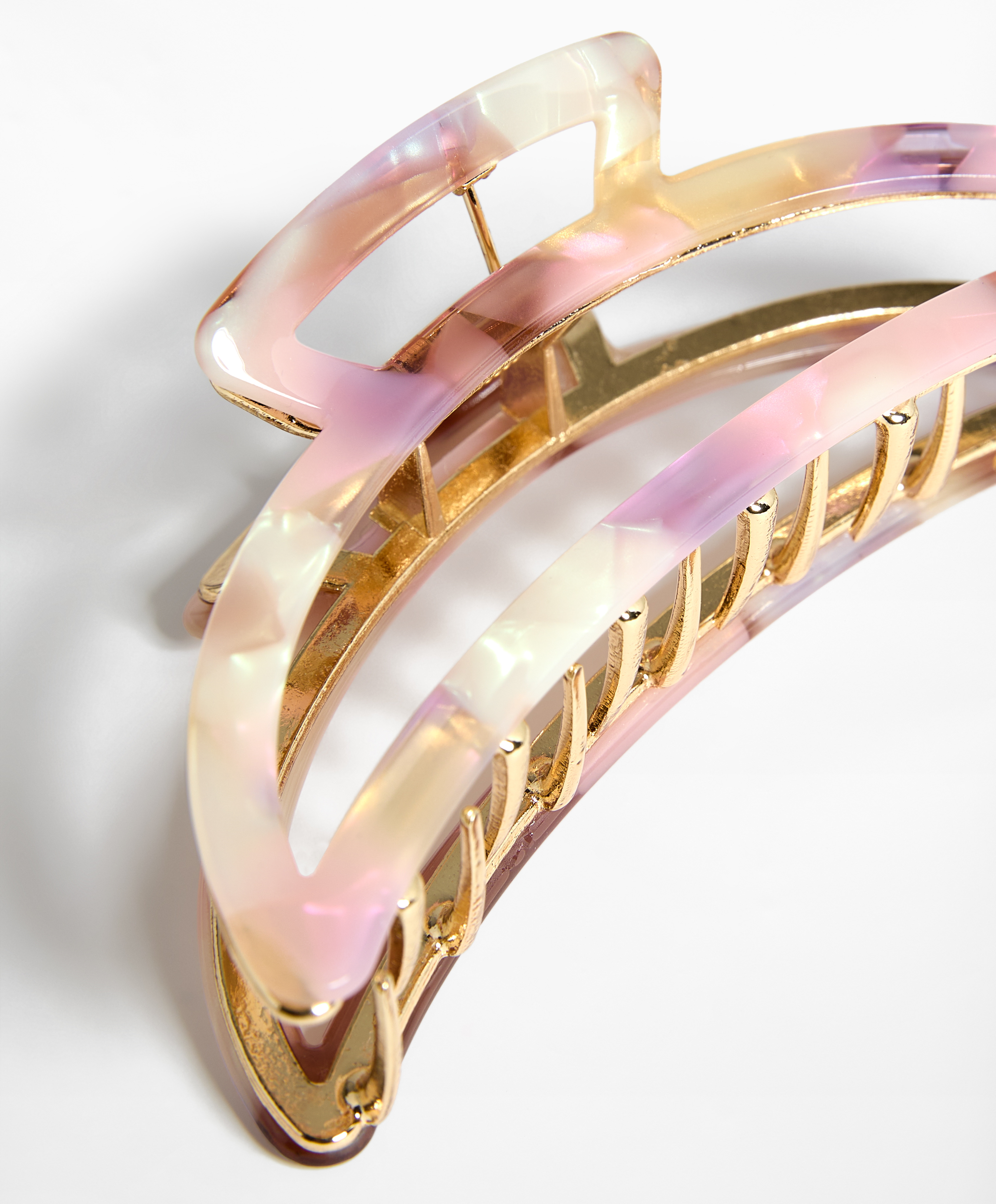 OYSHO Large metallic hair clip