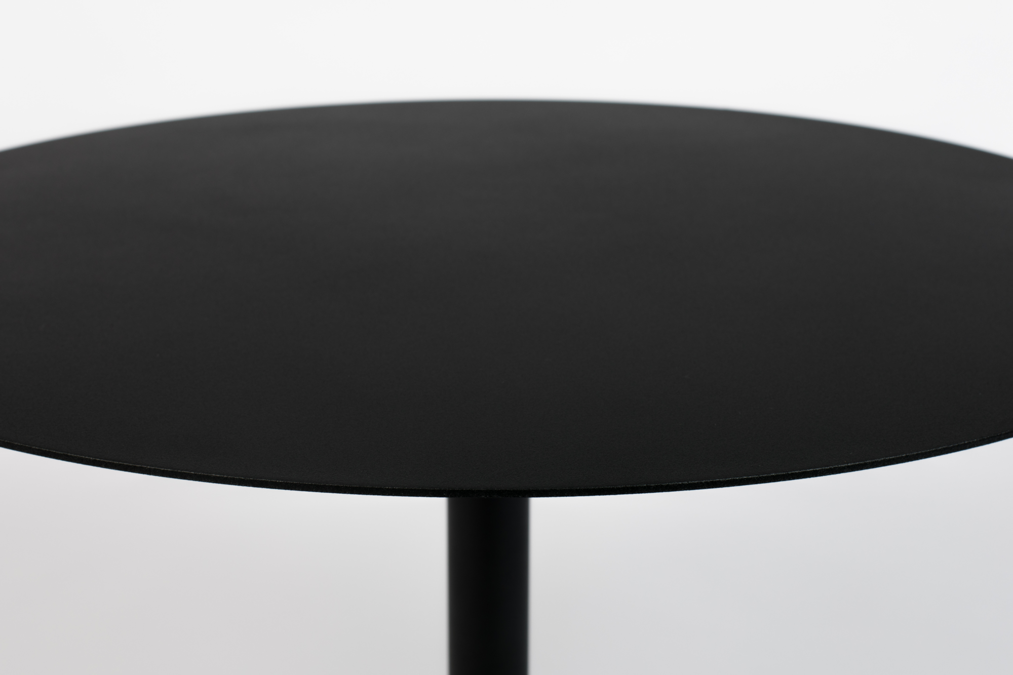 Bijzettafel Snow Snow rond zwart M