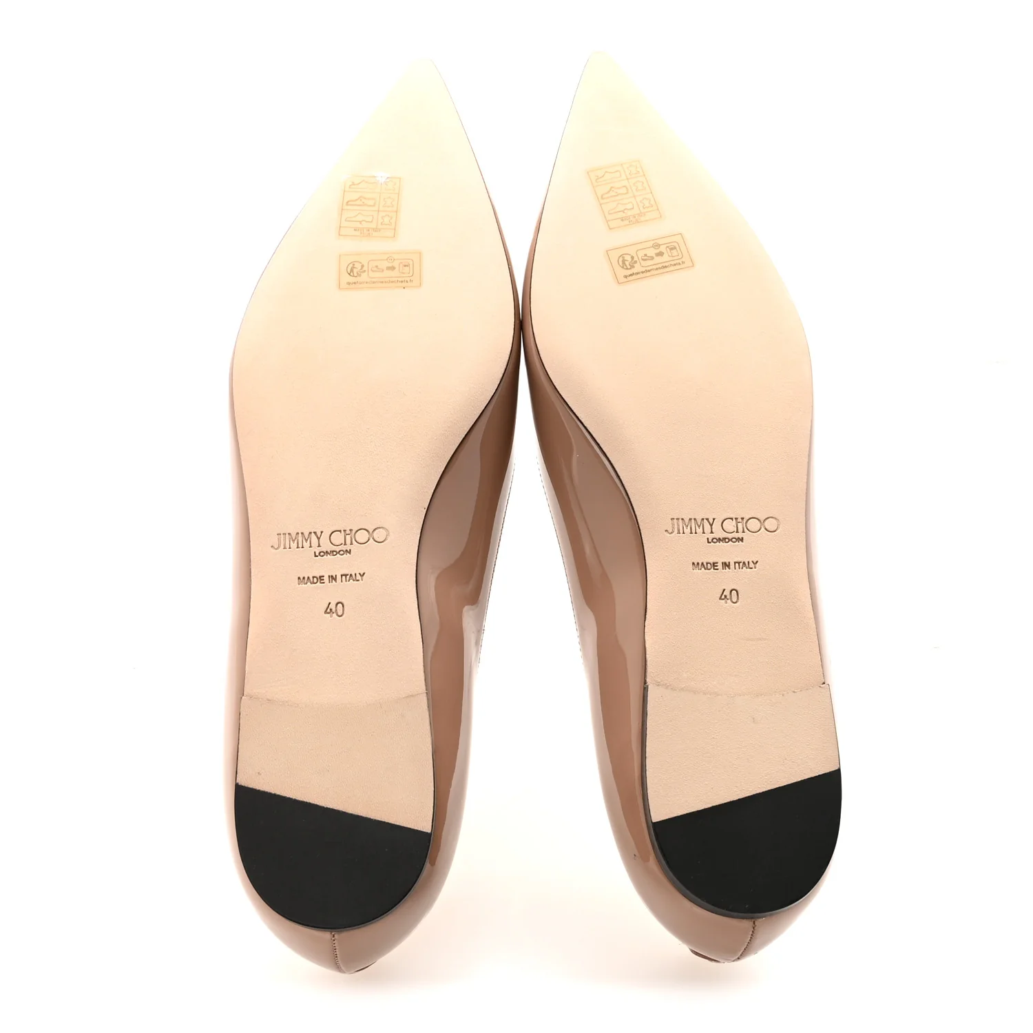 Patent Love Flats 40 Ballet Pink - Top Club