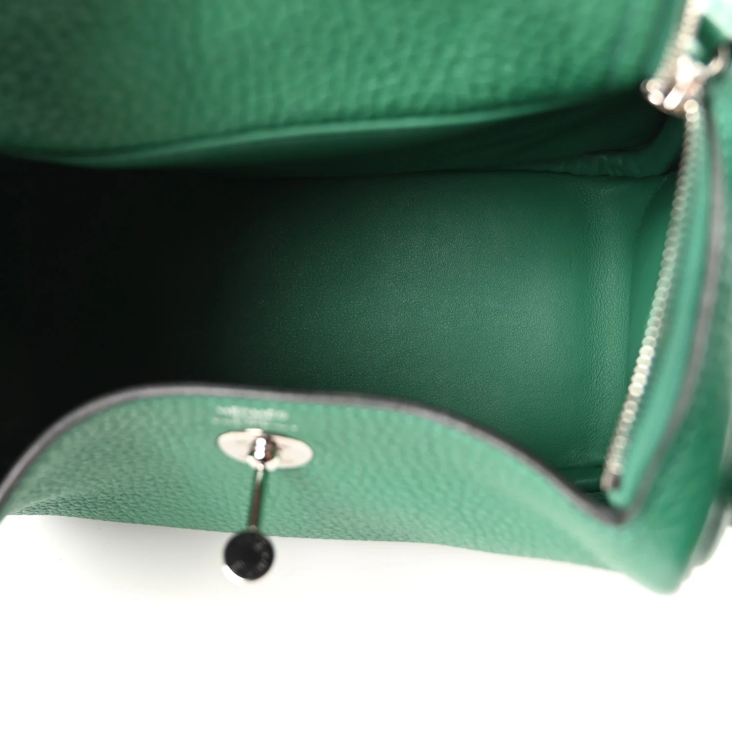 Taurillon Clemence Mini Lindy 20 Vert Vertigo - Top Club