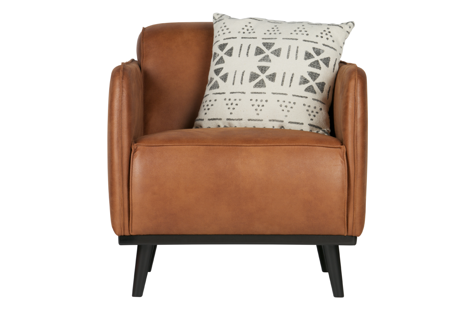 Fauteuil Statement eco leer - Cognac